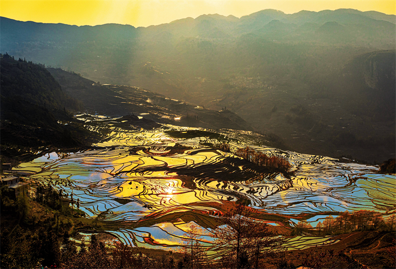 五彩大地（李海波  摄）
