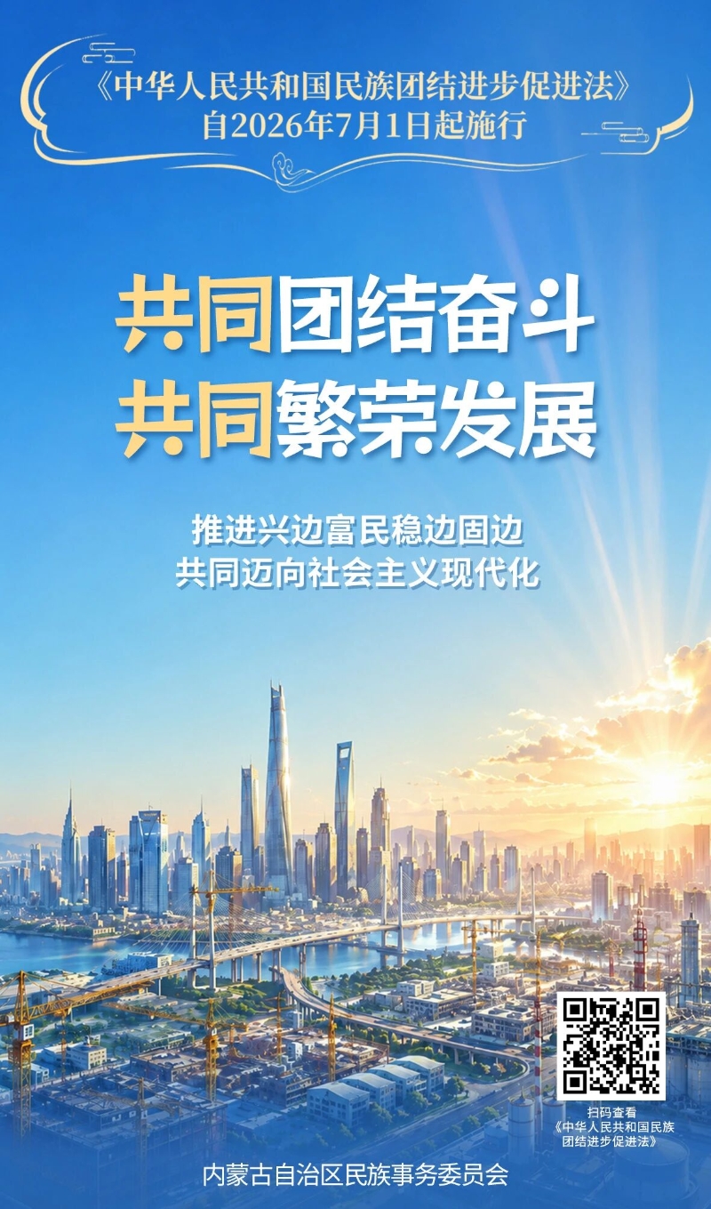 《中华人民共和国民族团结进步促进法》宣传海报（一）2.jpg
